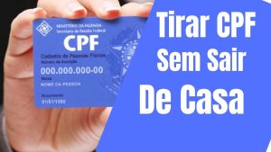 Como tirar e imprimir o CPF pela internet em 2025